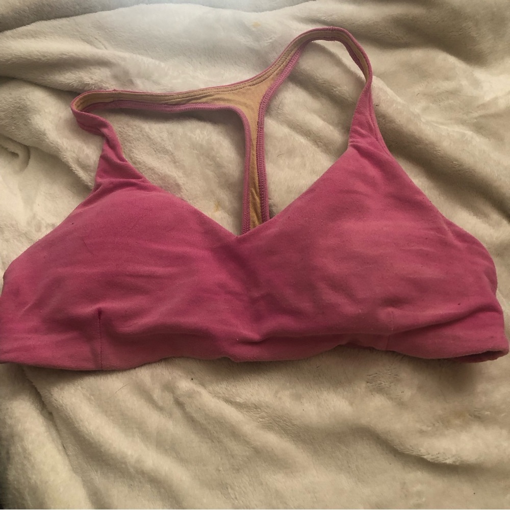 GUC Lululemon Pink Racerback Bra Size 4
